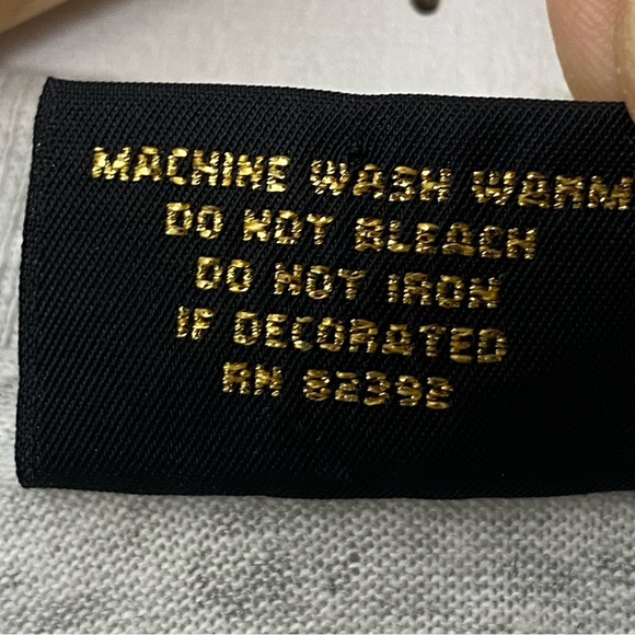 Vintage 1991 Babe Ruth Men’s Heather Gray Single Stitch T Shirt Made In USA XL - Picture 8 of 8